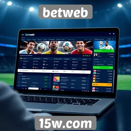 Facilidade de navegação no site da Betweb